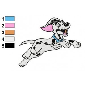 Dalmations Embroidery Design 9